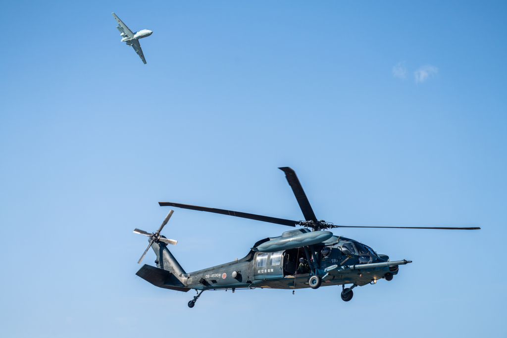 航空救難団　百里救難隊　UH-60J & U-125A