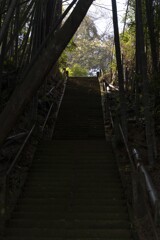 神社への階段