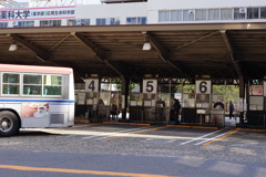 新潟駅前のバスターミナル②