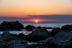 夕日