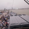 艦橋から見たアスロックランチャー