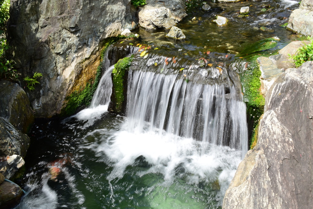 浅草寺影向堂の滝