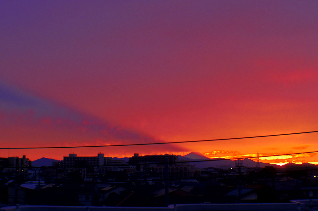 夕暮れ