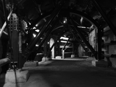 旧下野煉化製造会社煉瓦窯 窯の内部の耐震補強