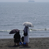 海王丸を眺める