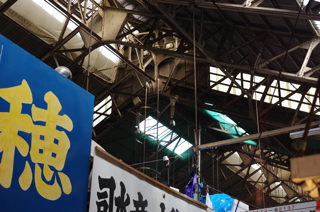 築地市場スナップ　～ホラー？～