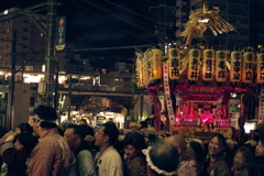 夜のお神輿