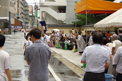 承天寺ご住職と(博多祇園山笠 2016 追山ならし)