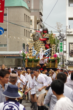 二番山笠中州流(博多祇園山笠 2016 追山ならし)