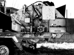 工事車両は危険がいっぱい