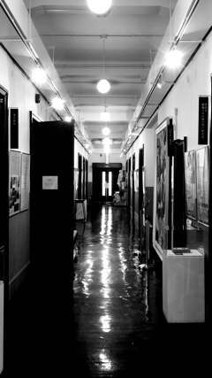 登戸研究所1 資料館廊下