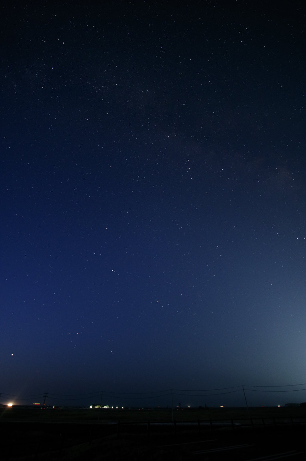 請戸の夜空
