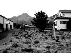 普賢岳と土石流被災家屋