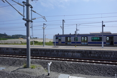 JR富岡駅の風景