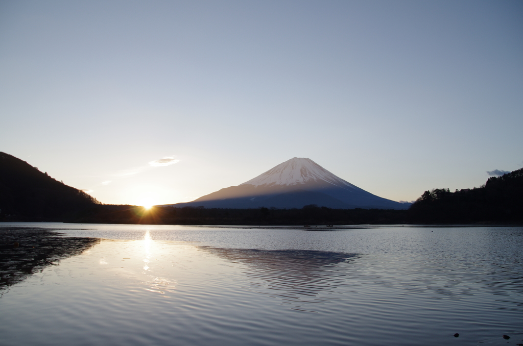 夜明けの富士山 K-5IIs