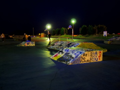 海岸通りの夜