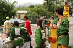 宮入り後のひととき