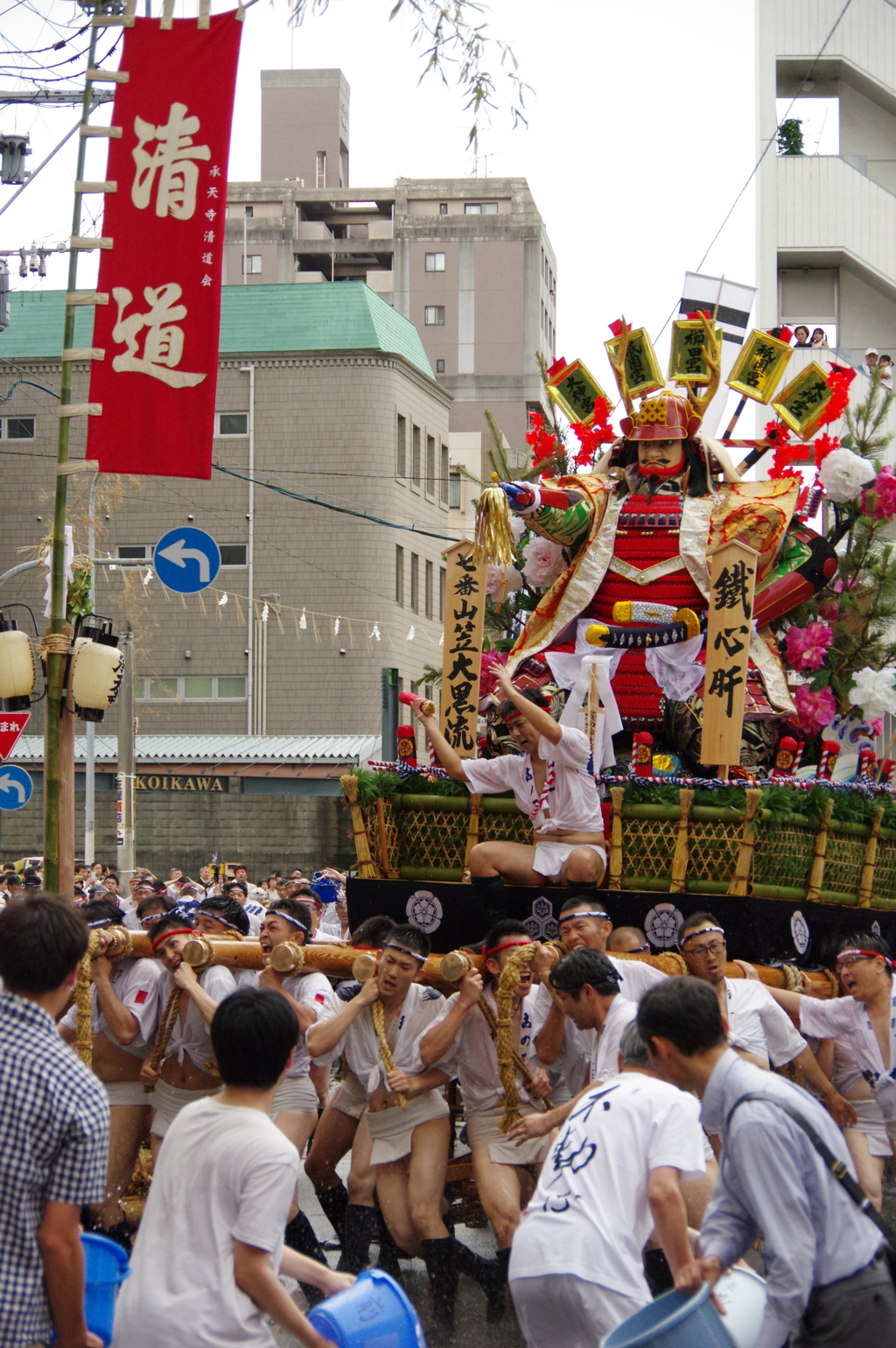 七番山笠大黒流(博多祇園山笠 2016 追山ならし)