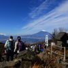 金時山から富士山を望む