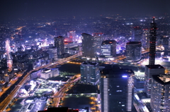 夜景-横浜Land Mark Tower-