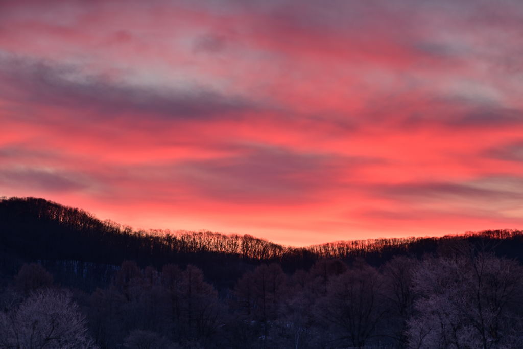 朝焼け　終わり