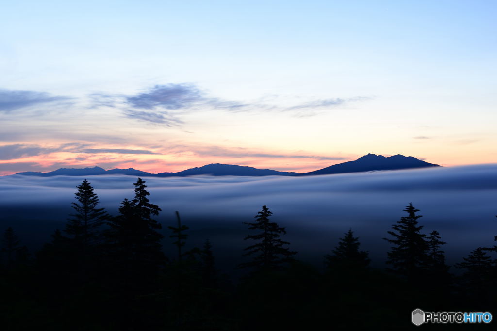 雲海　夜明け前