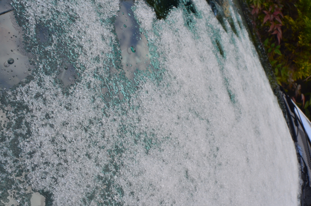 凍ってる雪　正午 (5)