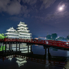 松本城の月夜