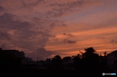 近所の夕暮れ