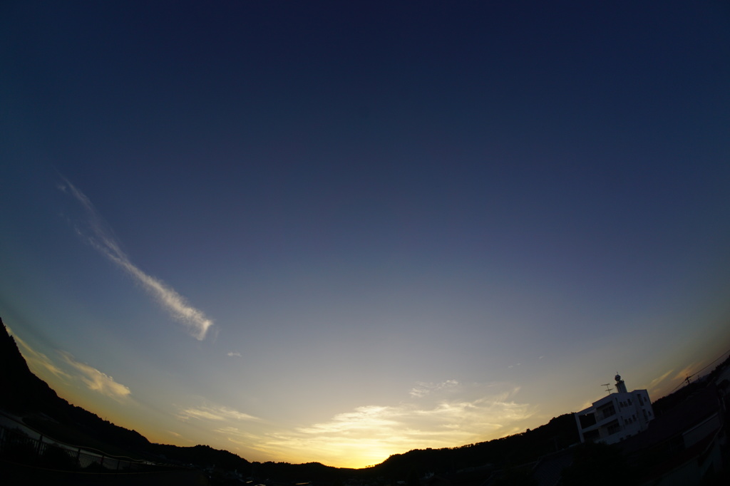 大淀川の夕暮れ (2015/6/4夕方)