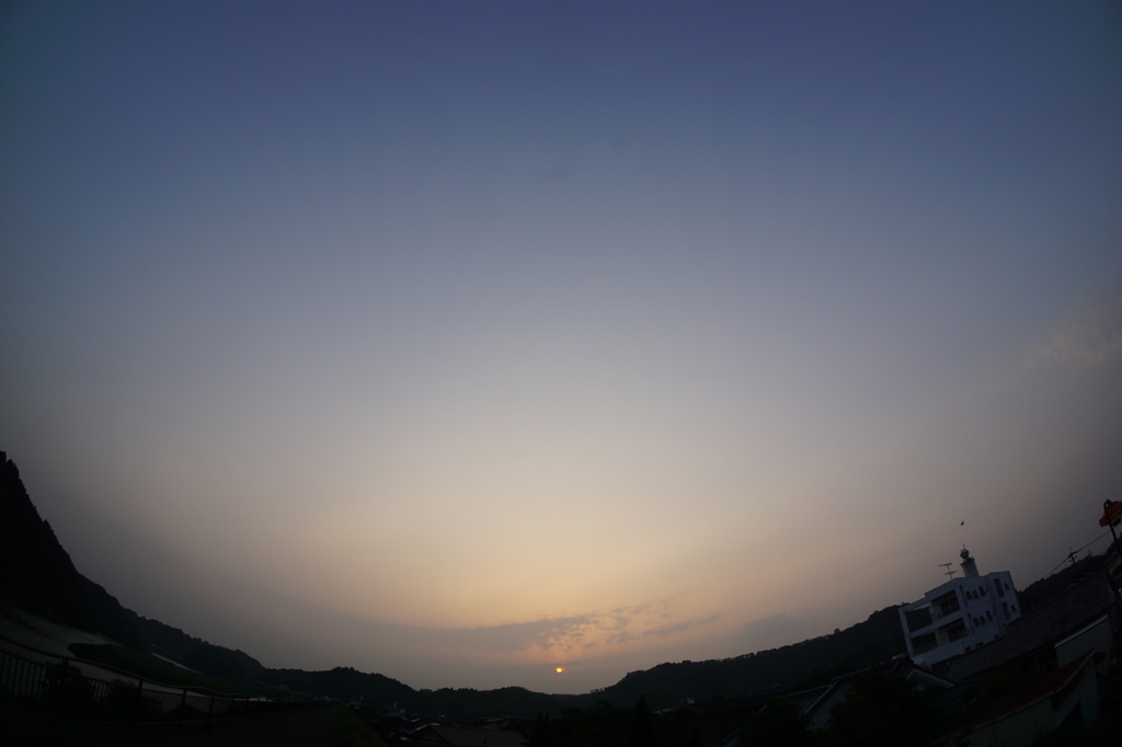 大淀川の夕暮れ (2015/5/20夕方)