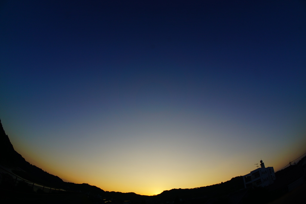 大淀川の夕暮れ (2015/6/28夕方)