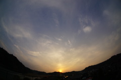 大淀川の夕暮れ (2015/3/30夕方)