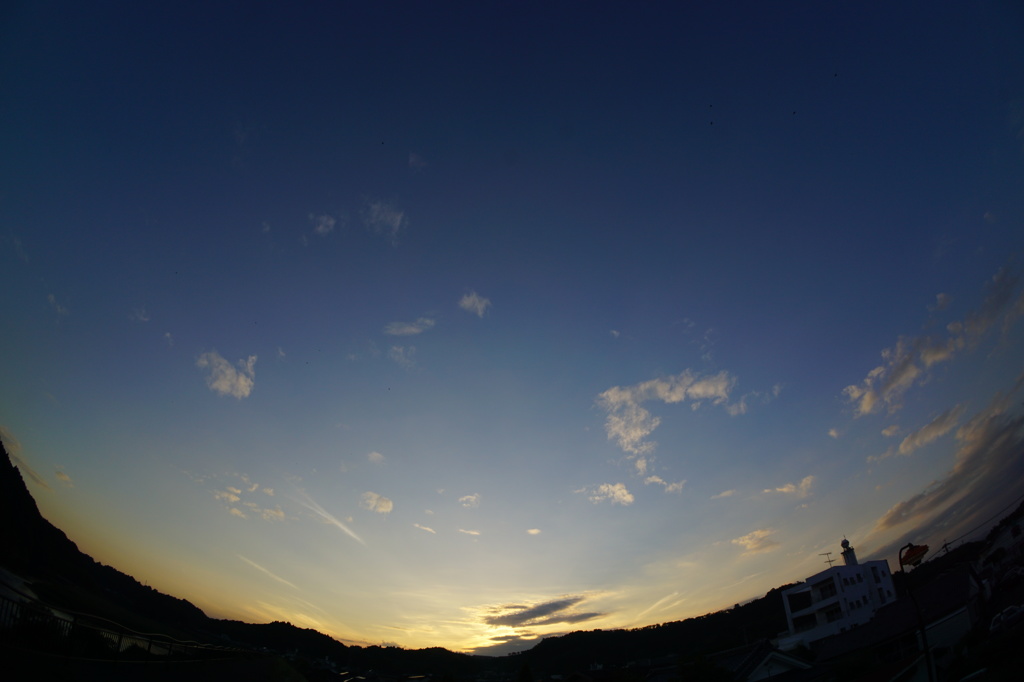 大淀川の夕暮れ (2015/5/29夕方)