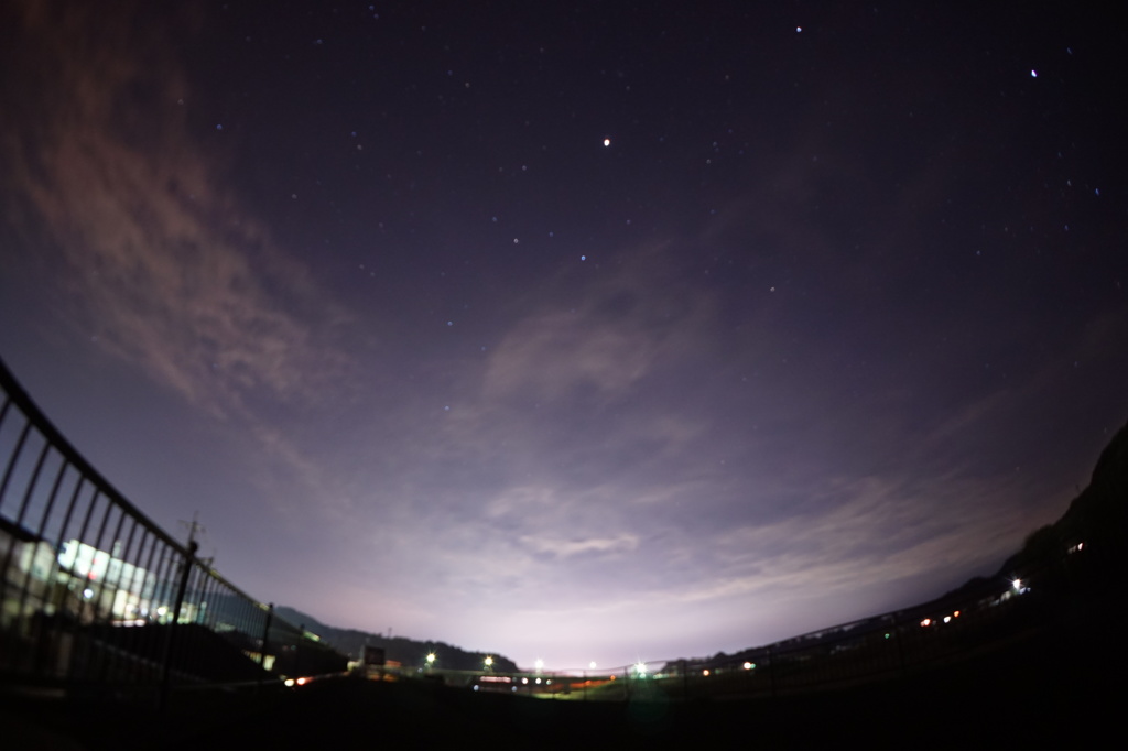 大淀川の夜