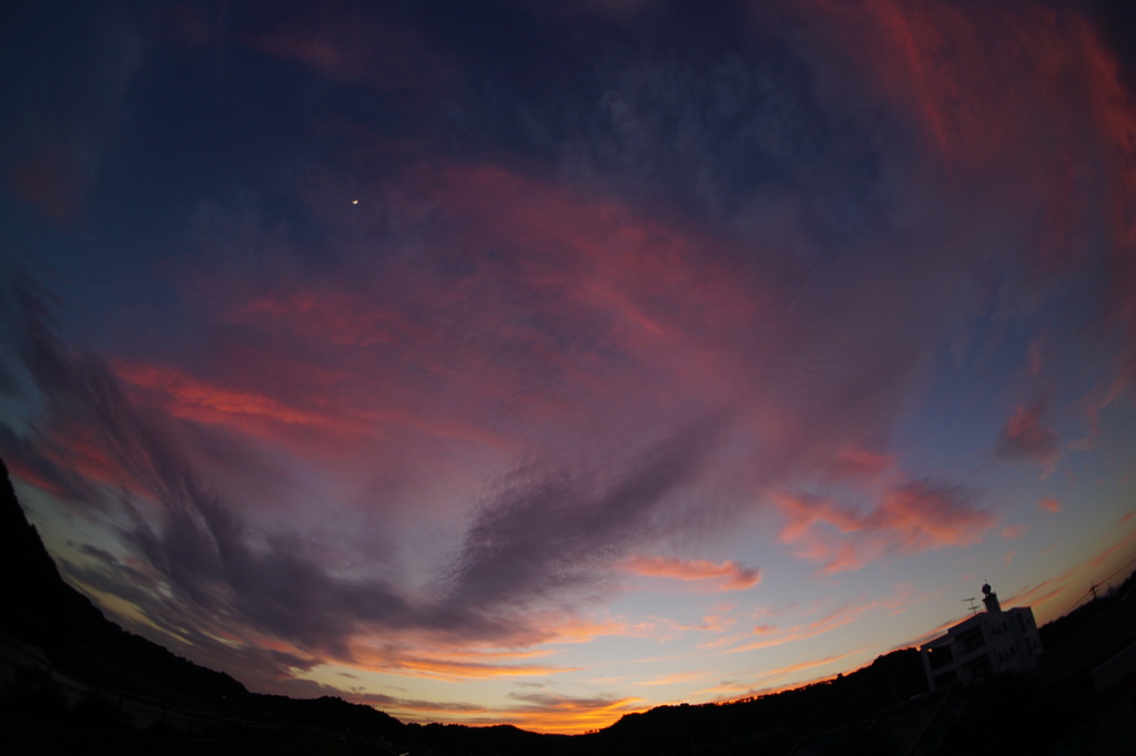 大淀川の夕暮れ (2015/5/24夕方)２
