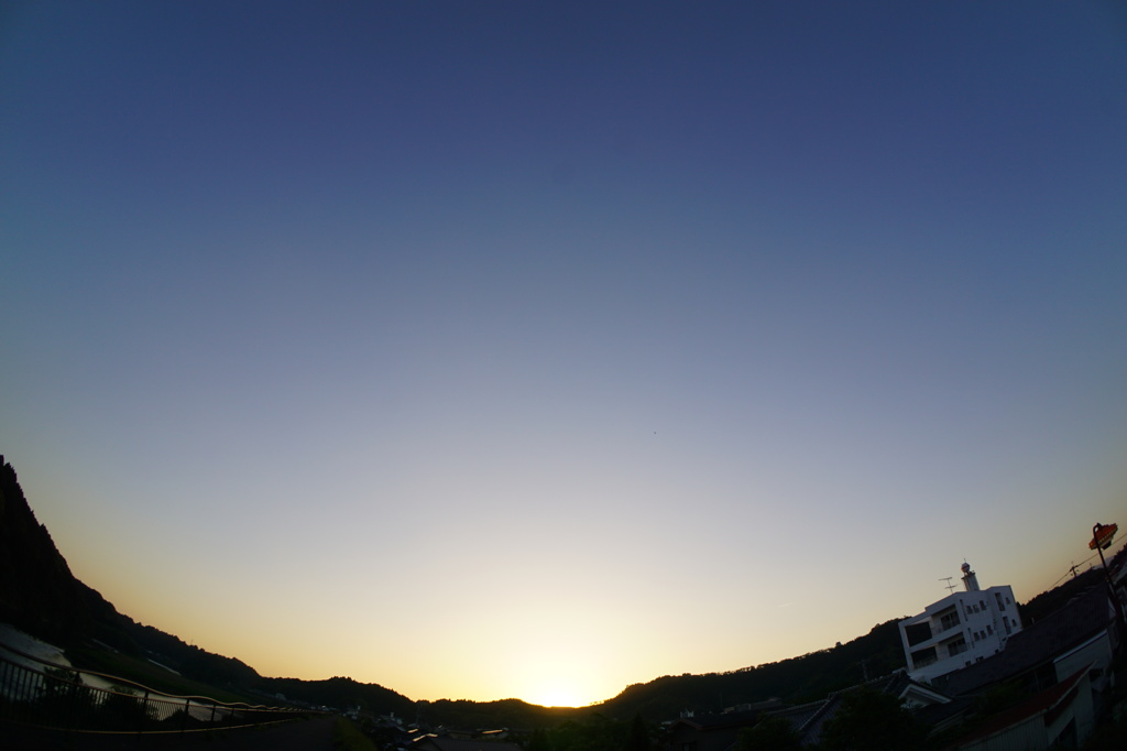 大淀川の夕暮れ (2015/5/13夕方)