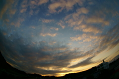 大淀川の夕暮れ (2015/6/6夕方)