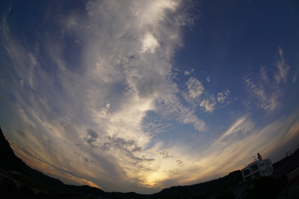 大淀川の夕暮れ (2015/5/27夕方)