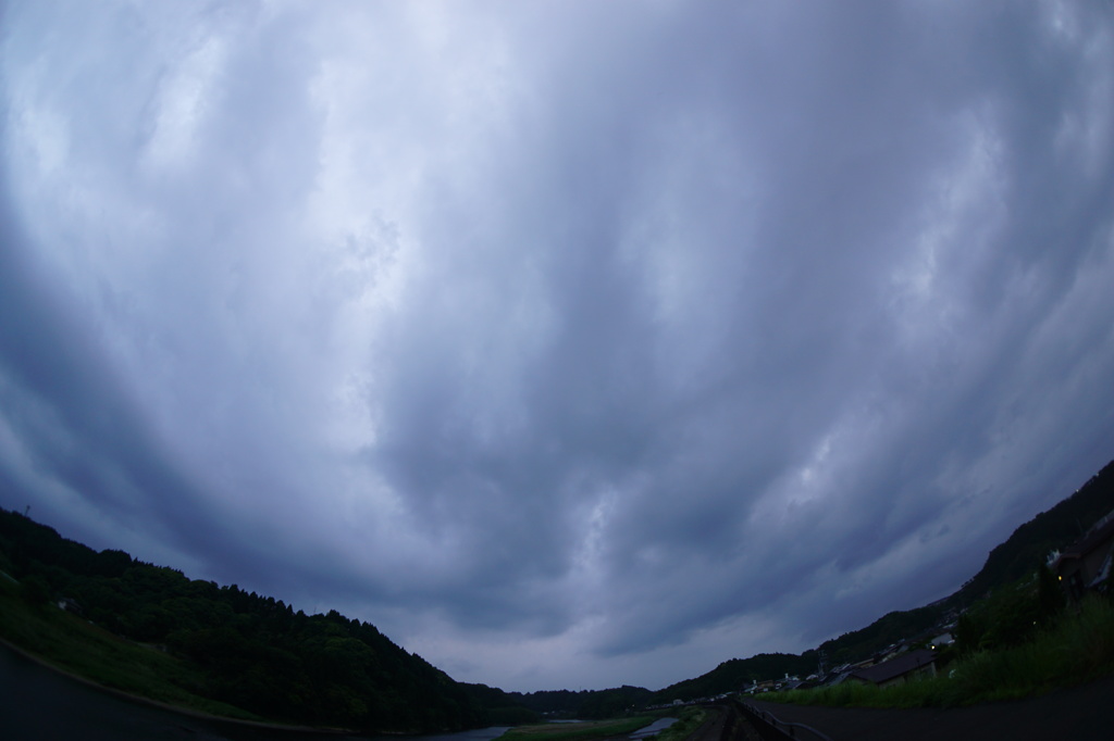 大淀川の夕暮れ (2015/5/11夕方)