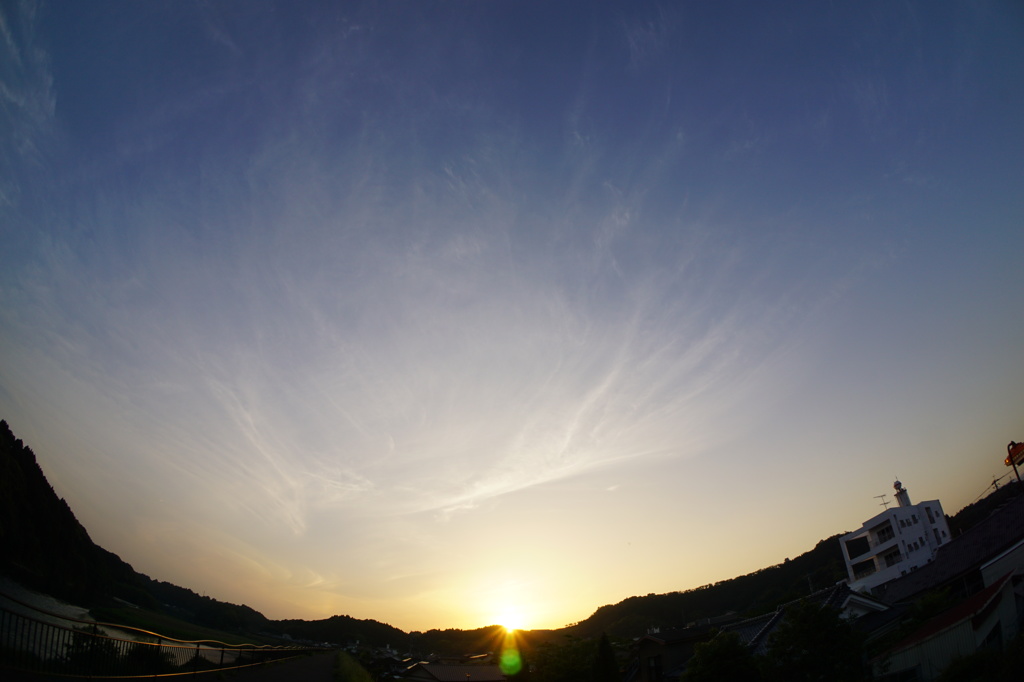 大淀川の夕暮れ (2015/5/5夕方)