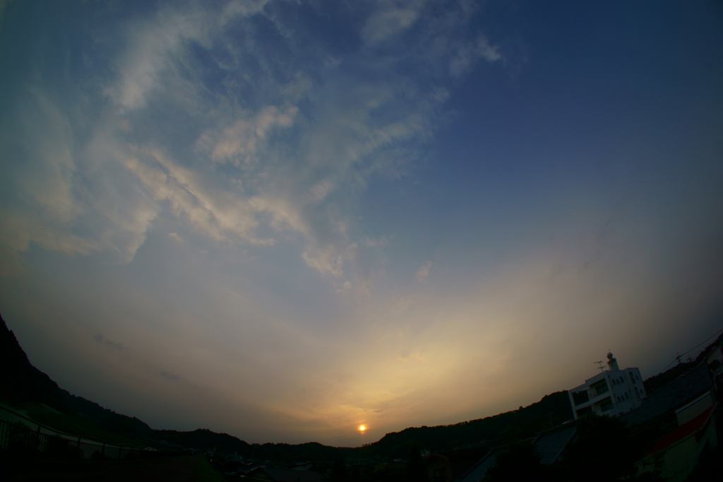 大淀川の夕暮れ (2015/6/21夕方)