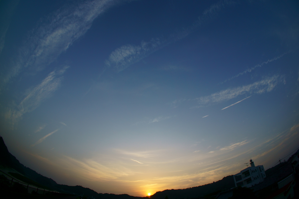 大淀川の夕暮れ (2015/6/12夕方)