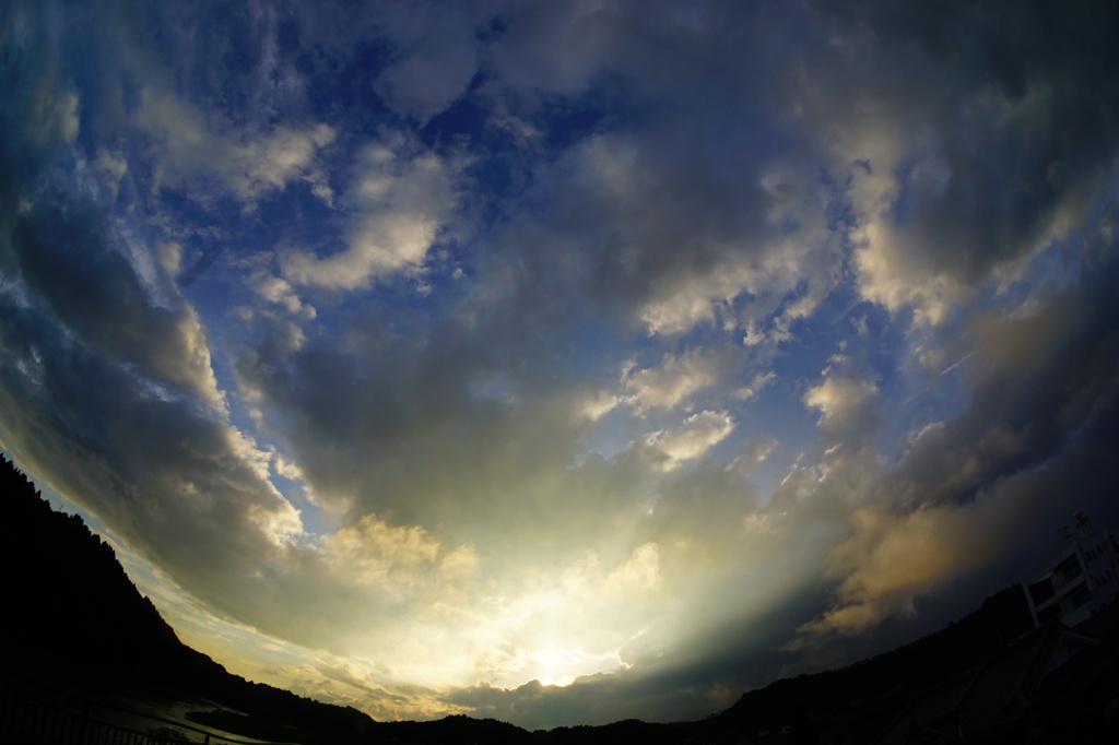 大淀川の夕暮れ (2015/9/1夕方)