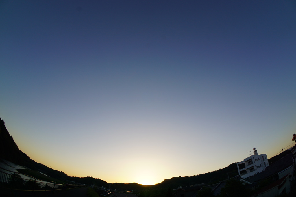 大淀川の夕暮れ (2015/5/12夕方)