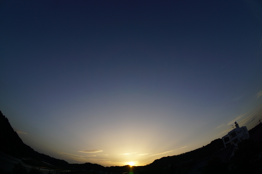 大淀川の夕暮れ (2015/5/4夕方)