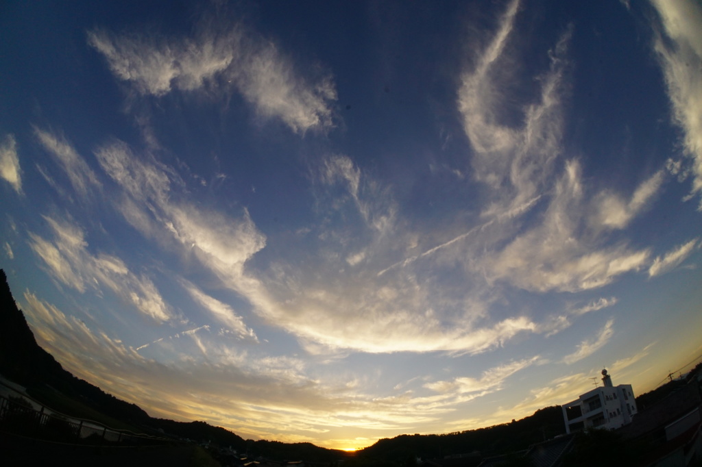 大淀川の夕暮れ (2015/5/24夕方)１