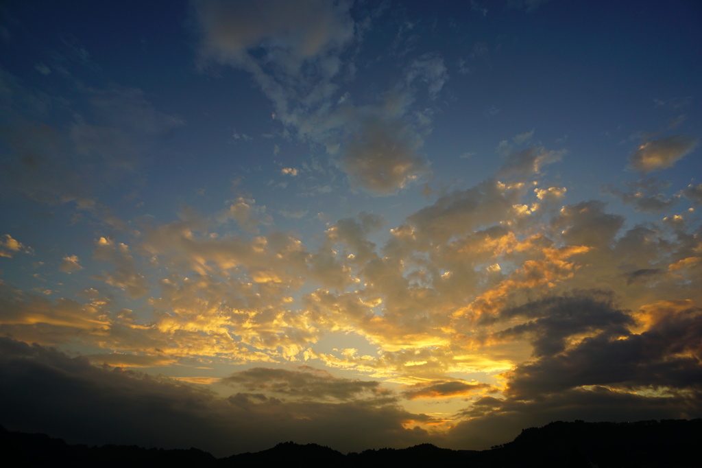 大淀川の夕暮れ (2015/7/27夕方)