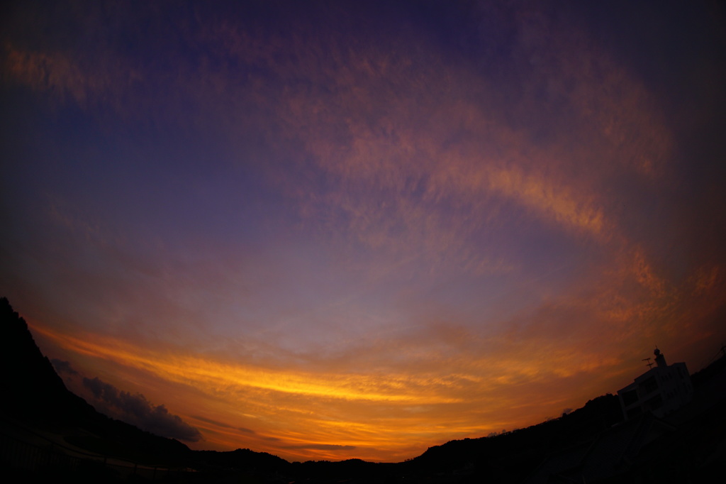 秋の始まりの夕べ