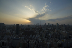 夕暮れの休日